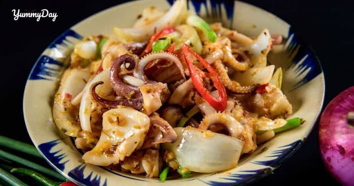 Cách làm bạch tuộc xào sả ớt thơm ngon cho cả nhà