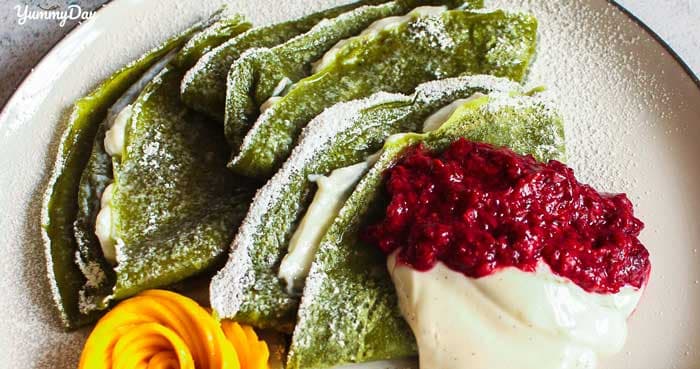 Vào bếp ngay cùng công thức bánh crepe trà xanh siêu ngon