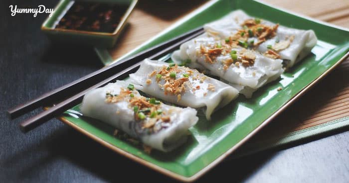 Cách làm bánh cuốn chay thanh đạm cho ngày Rằm