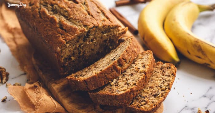 2 cách làm bánh mì chuối đơn giản, ngọt thơm đặc biệt dễ ăn