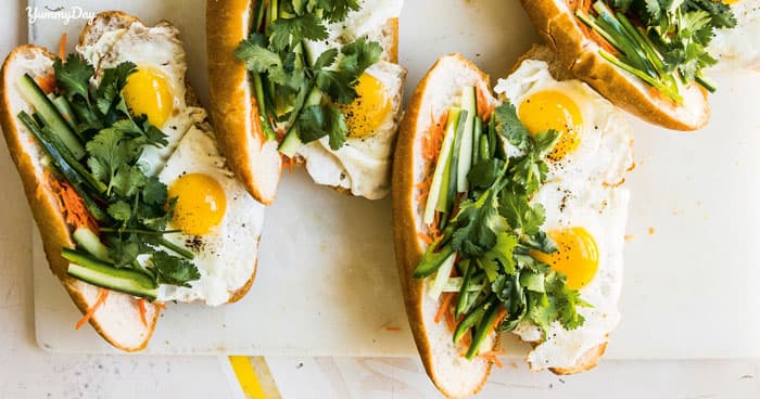 4 cách làm nhanh bánh mì trứng cho gia đình bữa sáng no nê