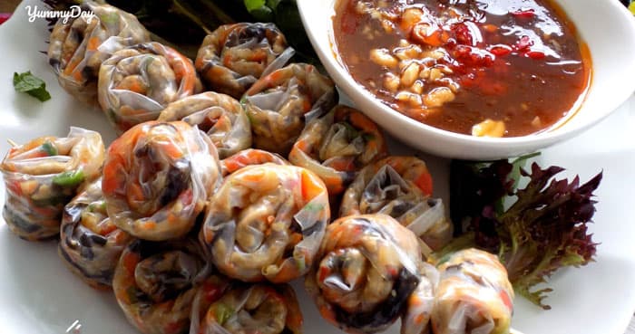 Cách làm bánh tráng lụi mắm me ăn là ghiền ai cũng thích mê