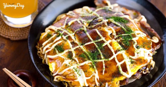 2 cách làm bánh xèo Nhật Bản và Hàn Quốc đảm bảo ngon