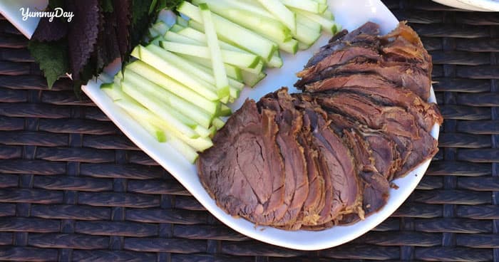 Cách làm bắp bò ngâm mắm đơn giản siêu hấp dẫn
