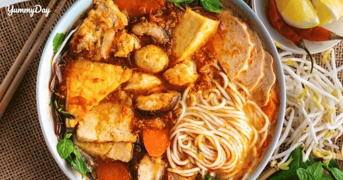 2 cách nấu bún chay ngon không cưỡng nổi