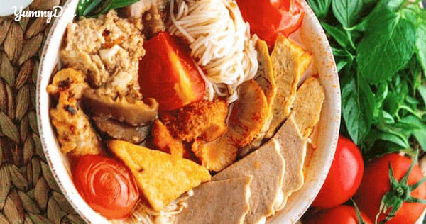 Cách làm bún riêu chay thanh đạm cho bữa sáng đầy năng lượng