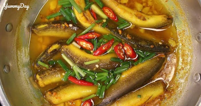 Cách làm cá chạch kho nghệ, tiêu, sả ớt ngon ơi là ngon
