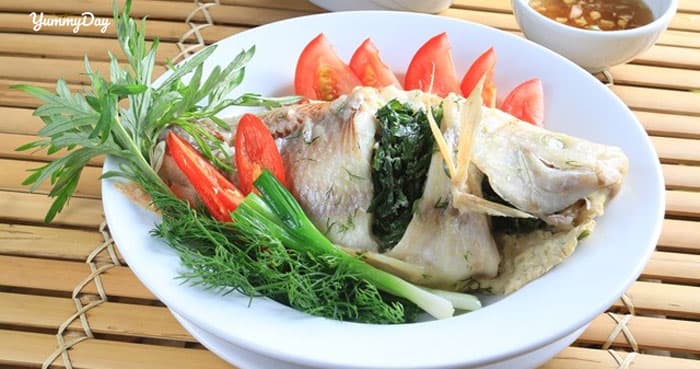 Cách hấp cá chép với ngải cứu siêu cấp ngon