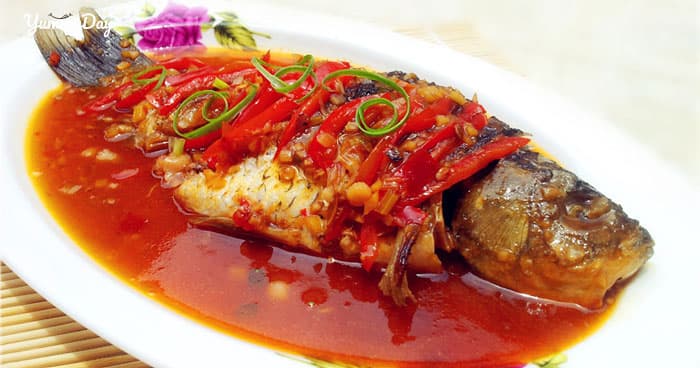 Cá diếc kho tương ăn một lần tương tư cả đời