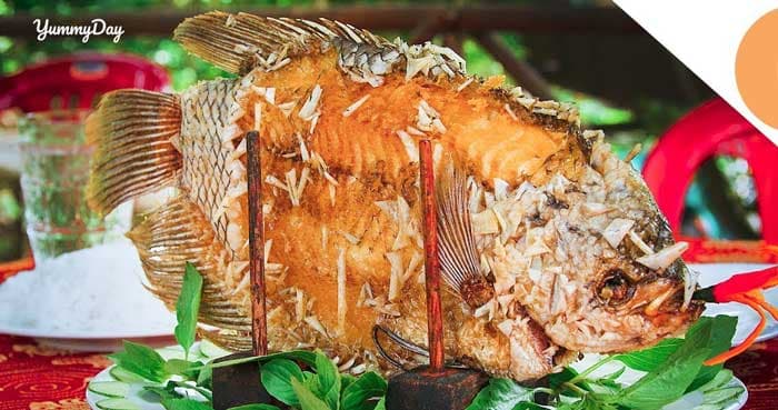 Cách làm cá tai tượng chiên xù con to thù lù ăn cực thích