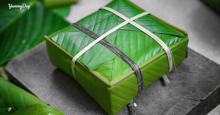 Cách gói bánh chưng vuông đều đẹp mắt ai cũng tấm tắc khen