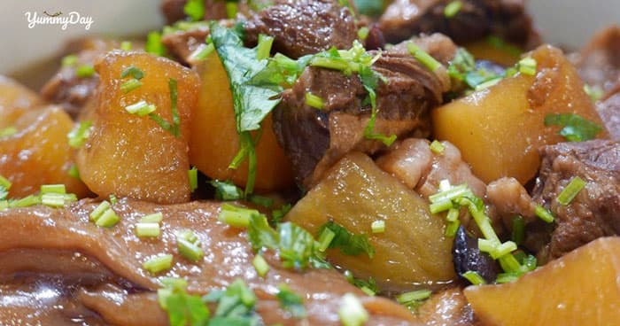 Cách hầm gân bò nhanh mềm siêu cấp dễ dàng cho chị em