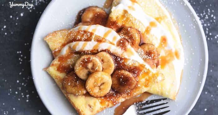 Cách làm bánh crepe chuối thơm ngon tuyệt đỉnh ai cũng thích