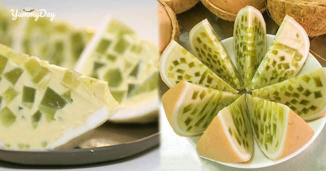Cách làm bánh flan trái dừa mát lạnh, thơm ngon khó cưỡng
