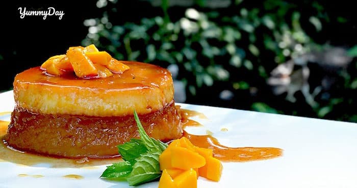 Cách làm bánh flan xoài ăn hoài không lo bị ngán cho cả nhà