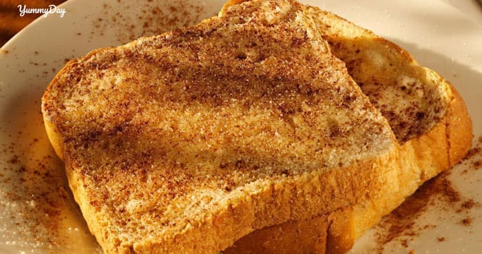 Cách làm bánh mì bơ đường không cần lò nướng ngon đắm đuối