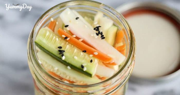 Cách làm dưa món đu đủ giòn rụm đơn giản ăn kèm