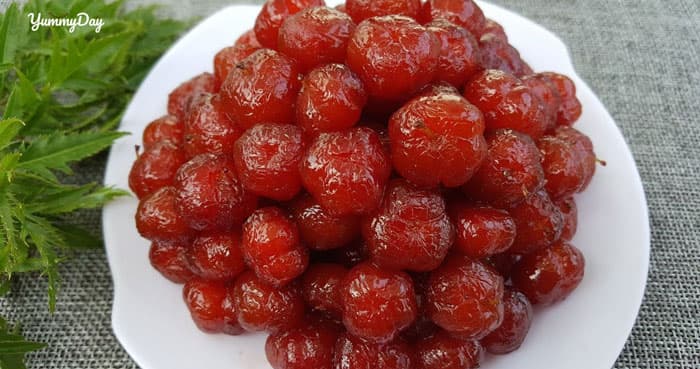 Cách làm mứt chùm ruột màu đỏ chua ngọt ăn cực thích mê