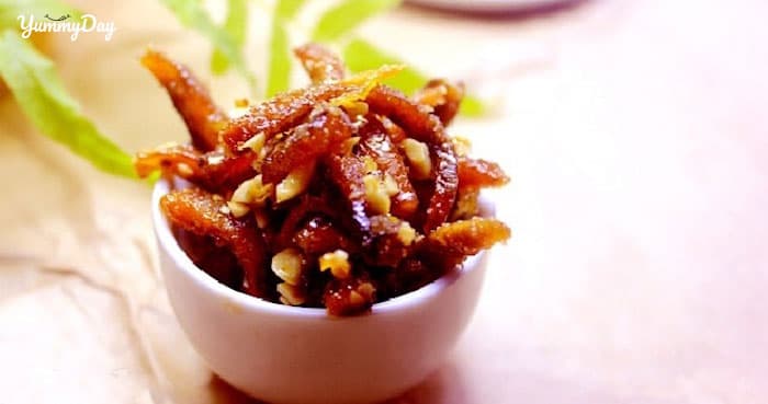 Cách làm mứt chuối gừng ngon độc đáo