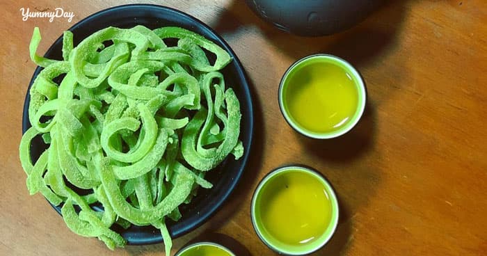 Cách làm mứt dừa trà xanh vừa đổi vị lại thơm ngon