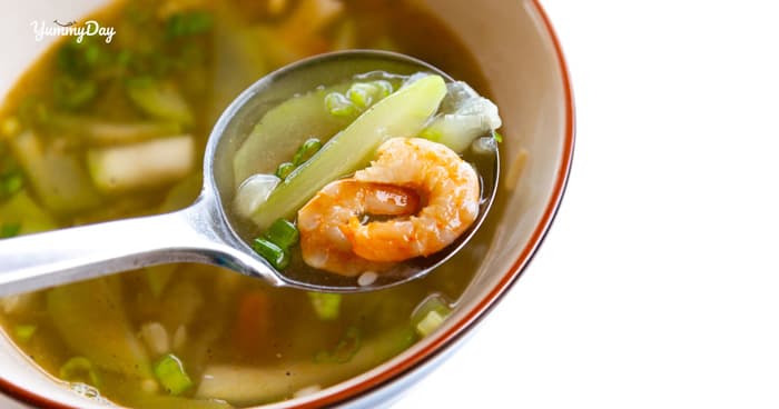 Cách làm canh bí đao nấu tôm thơm ngon ai ăn cũng ghiền