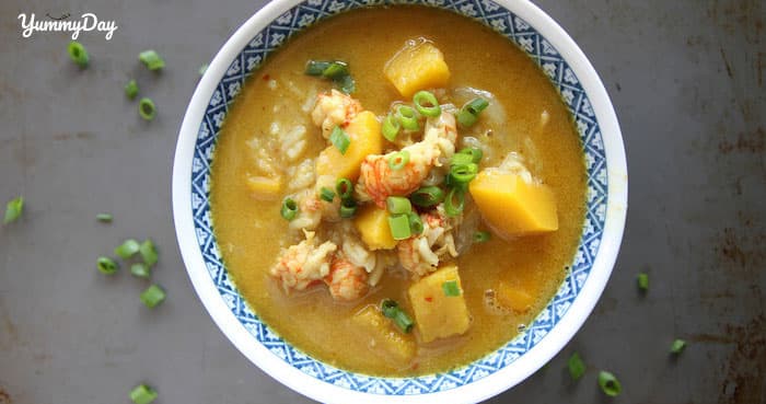Cách làm canh bí đỏ nấu tôm ngọt bùi và đầy dưỡng chất