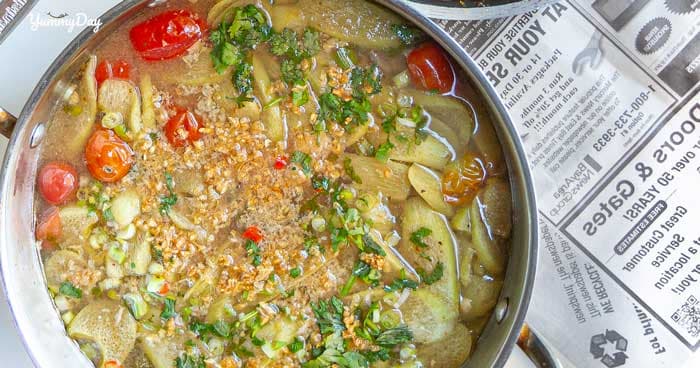 Giải nhiệt cơ thể cùng món canh cá dọc mùng ngon tuyệt vời