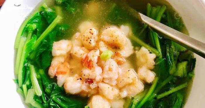 Canh cải nấu tôm - thơm ngon thanh mát đến mức không thể ngờ