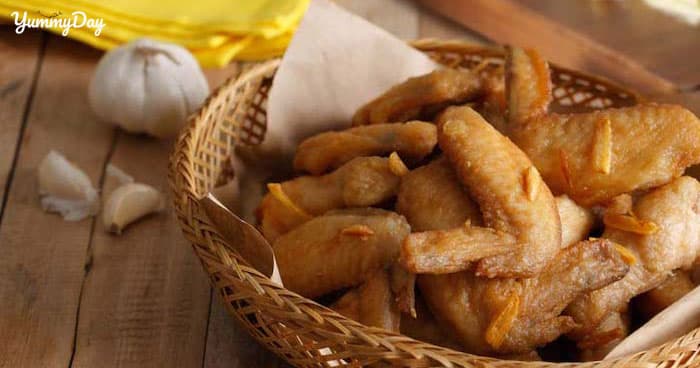 Cách làm cánh gà chiên bơ ngon không cưỡng nổi