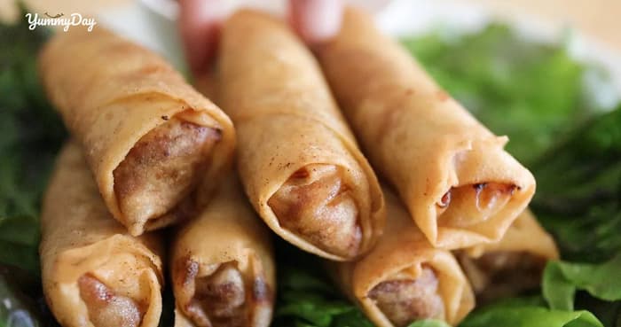 Chả giò khoai môn nôn nao nếm thử đề cử nhiệt tình