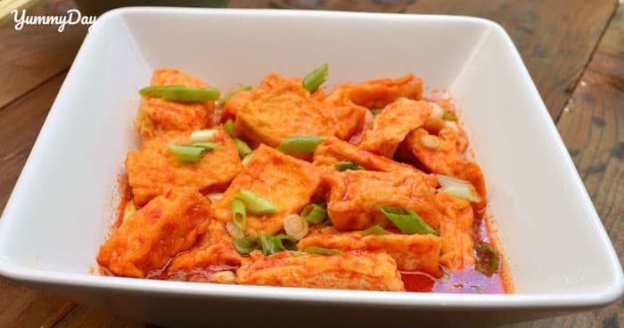 Cách nấu đậu hũ sốt cà chua thơm ngon trọn vị cho ngày chay