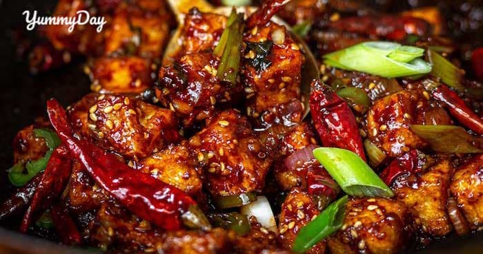 Hướng dẫn làm món đậu phụ sốt cay chay đậm đà cho chị em