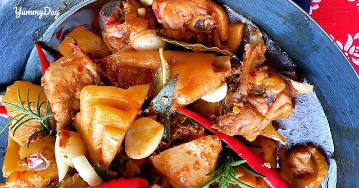 Hướng dẫn nấu món gà kho măng vừa lạ vừa ngon cho cả gia đình