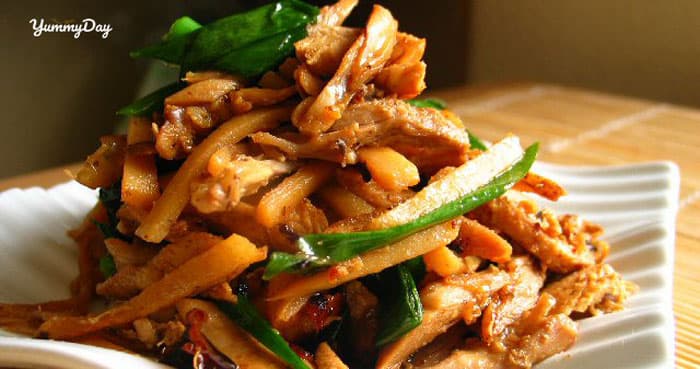 Cách làm gà xào măng cực ngon mà không bị đắng
