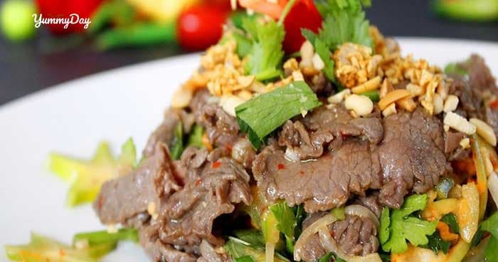 Cách làm gỏi bò bóp thấu siêu dễ siêu ngon, ăn một lần là mê