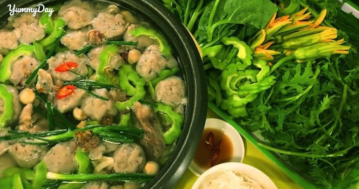 Cách nấu lẩu cá thác lác khổ qua ngon chuẩn vị