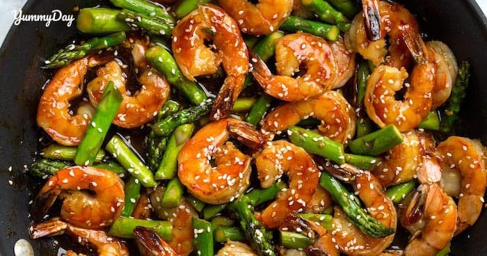 Măng tây xào tôm thơm ngon bổ dưỡng cho cả nhà