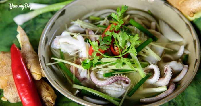 Cách làm mực hấp gừng thơm lừng khắp chốn đốn gục tim ai