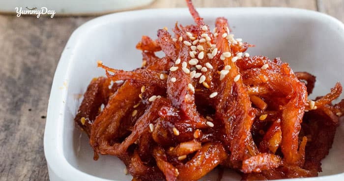 Cách làm mực khô xào chua ngọt cực ngon lại cực đơn giản