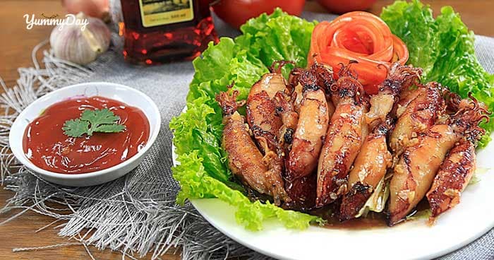 Mực trứng chiên nước mắm đậm vị nhâm nhi ngày cuối tuần