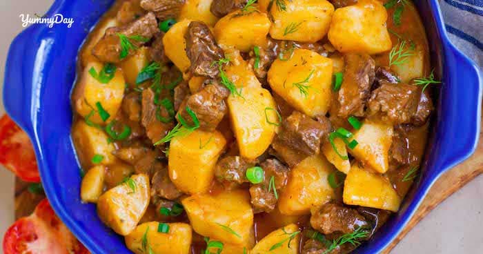 Thịt bò hầm khoai tây - Món ngon ai cũng có thể làm được