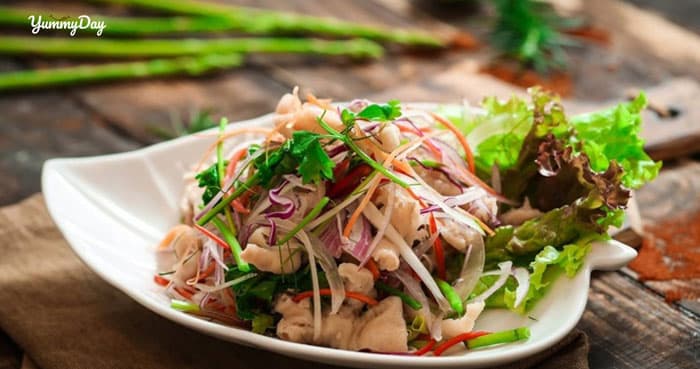 Cách làm món nộm chân gà rút xương ăn hoài không biết ngán