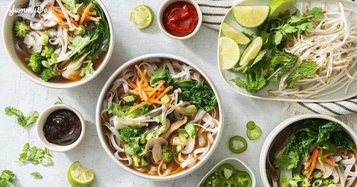Cách nấu phở chay thanh đạm cực đơn giản