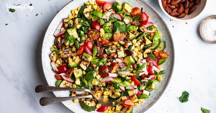 5 cách làm salad chay giàu dinh dưỡng cho những ngày bận rộn