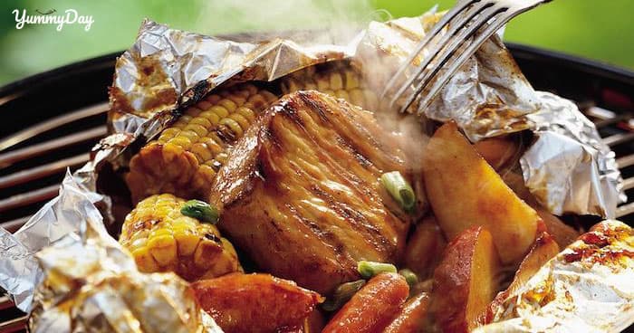 Thịt heo nướng giấy bạc thơm ngon ngất ngây ăn là thích mê