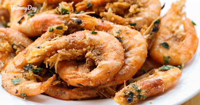 Tôm rang muối ngon đắm đuối ai ăn cũng khen lấy khen để