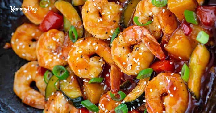 Tôm xào chua ngọt - Món ngon tuyệt hảo cho bữa cơm gia đình