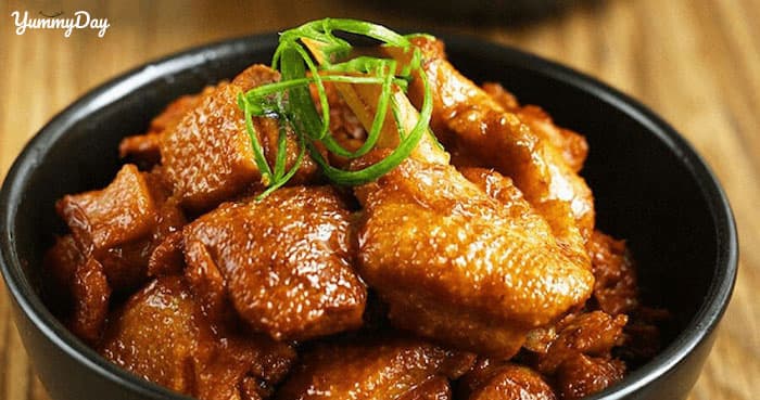 Bữa cơm thêm tròn vị với món ức vịt kho chao ngon không tưởng