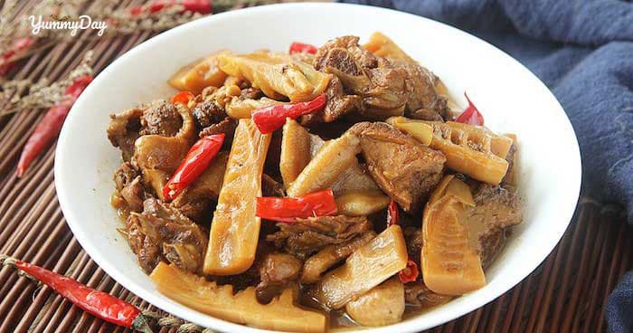 Cách nấu món vịt kho măng chua chua ngon ngon cho cả nhà