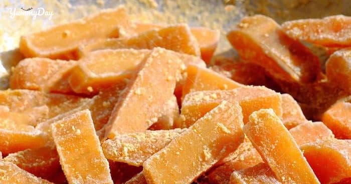 Cách làm mứt khoai lang không cần nước vôi ai cũng làm được